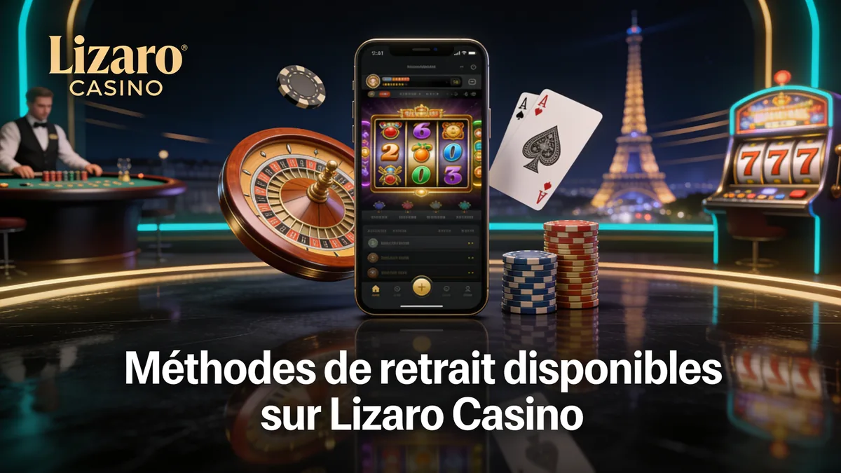 Méthodes de retrait disponibles sur Lizaro Casino : guide lizaro casino pour les joueurs en France